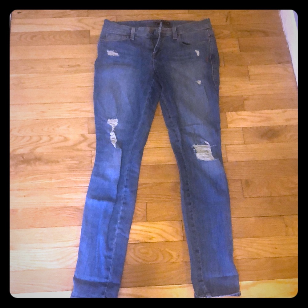 Genetic Denim Distressed Skinny Size 26